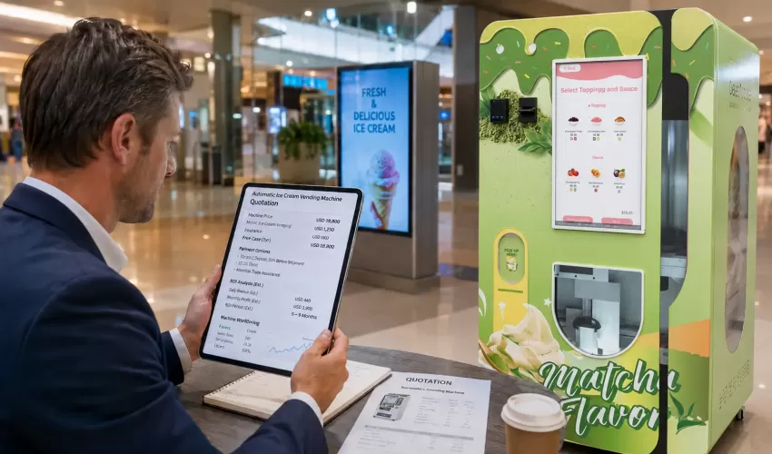 Automatic Ice Cream Vending Machine Price: Key Factors Behind the Quote